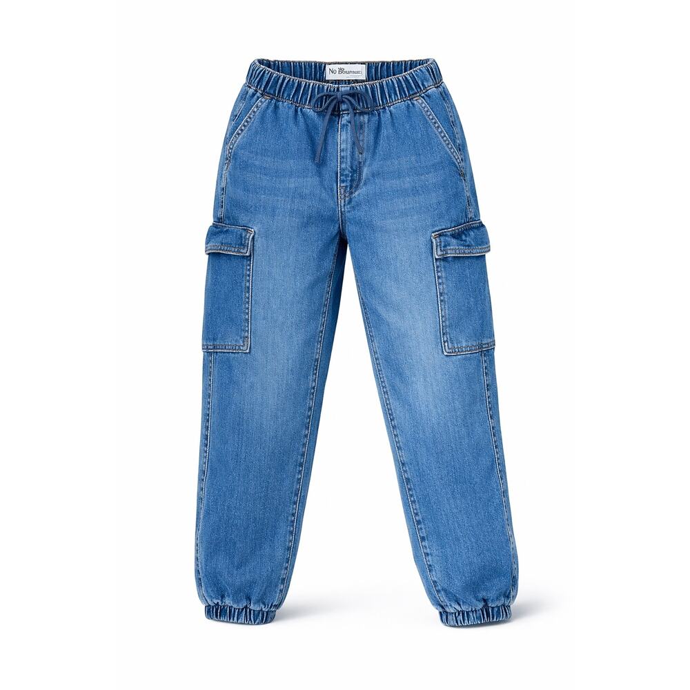 3 for $9 No Boundries Denim Cargo Joggers XS EUC